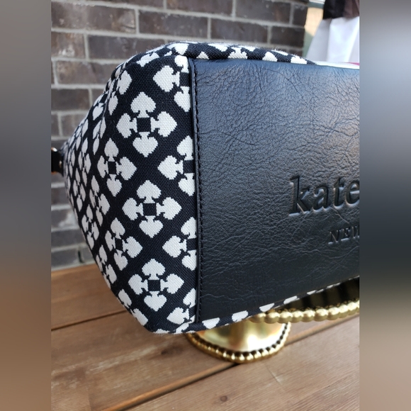 KATE SPADE NY *NWOT* Classic Spade Mona - Black/Cream/Pink - Picture 5 of 14